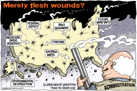 MERELY FLESH WOUNDS by Wolverton