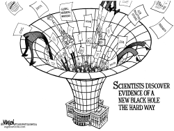 SCIENTISTS DISAPPEAR IN WHITE HOUSE BLACK HOLE by RJ Matson