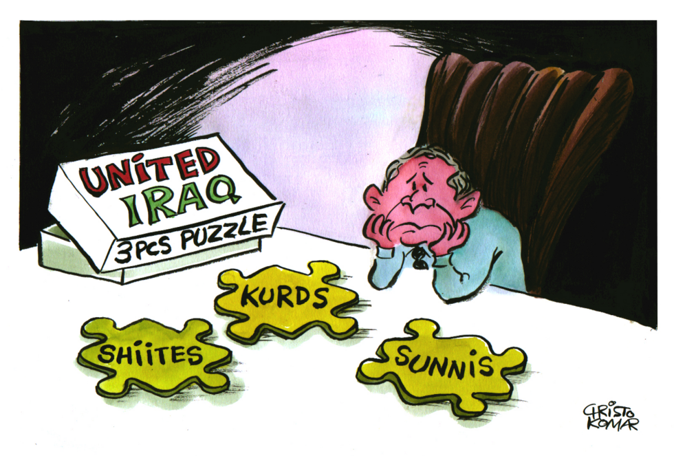  UNITED IRAQ PUZZLE  by Christo Komarnitski