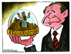 BUSH'S AFGHANISTAN SOUVENIR  by Christo Komarnitski