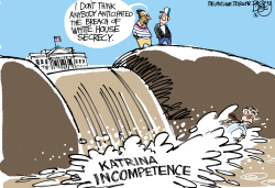 BUSH KATRINA INCOMPETENCE  by Pat Bagley