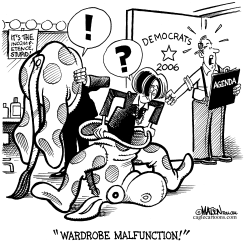 DEMOCRATS WARDROBE MALFUNCTION by RJ Matson