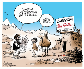 CANADA TIM HORTONS COMING TO AFGHANISTAN by Patrick Corrigan