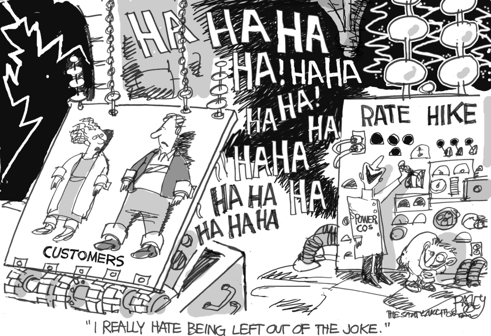  UTILITY RATE HIKES by Pat Bagley