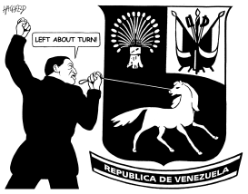 CHAVEZ/VENEZUELAN COAT OF ARMS by Rainer Hachfeld