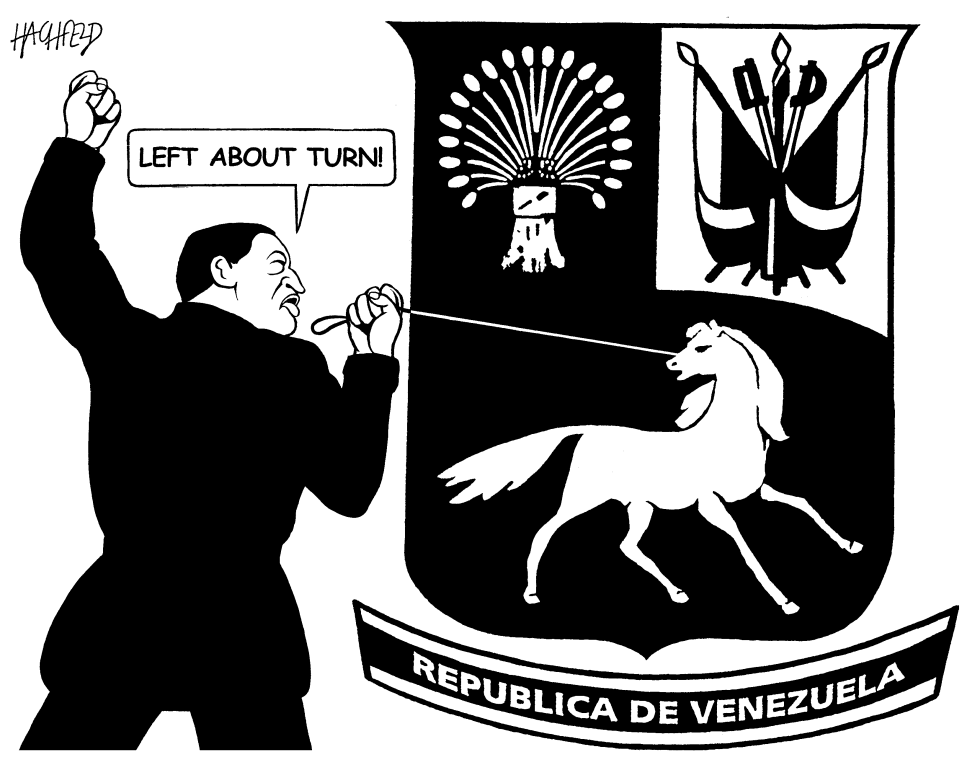  CHAVEZ/VENEZUELAN COAT OF ARMS by Rainer Hachfeld