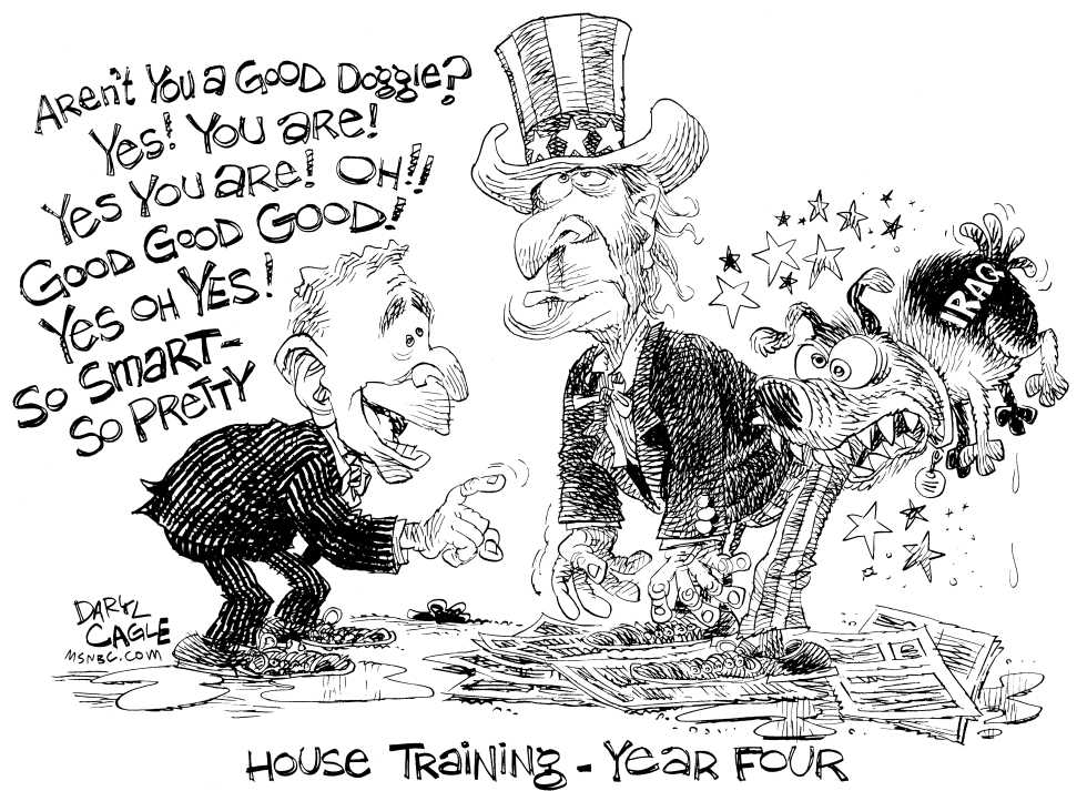  HOUSE TRAINING YEAR FOUR by Daryl Cagle