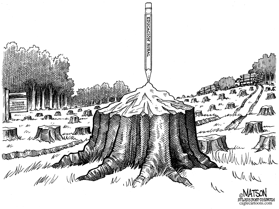  LOS INGRESOS DE LA VENTA DE BOSQUES NACIONALES PODRIAN IR A LA EDUCACION RURAL by RJ Matson