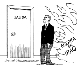 LA PUERTA DE SALIDA DE IRAQ by Arcadio Esquivel