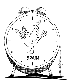 PEACE CLOCK by Arcadio Esquivel