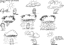 APRIL WEATHER by Pat Bagley