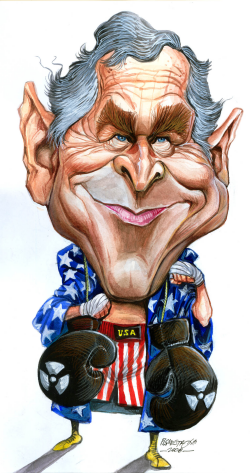 GEORGE W BUSH by Petar Pismestrovic