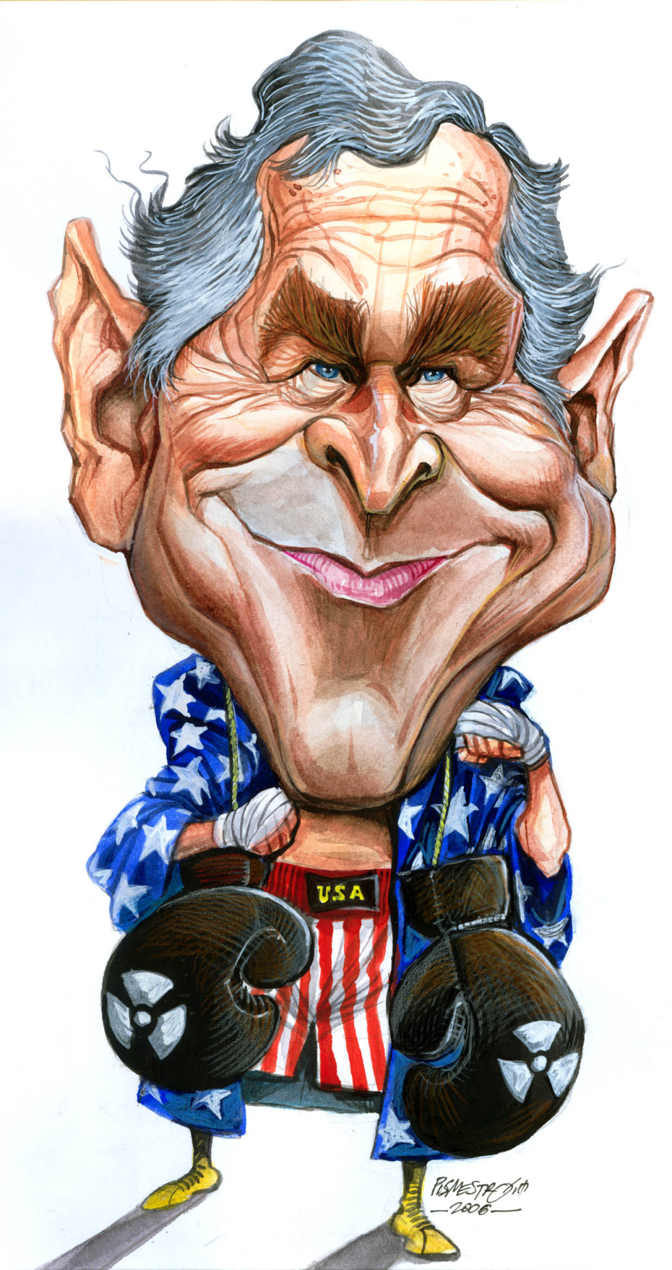  GEORGE W BUSH by Petar Pismestrovic