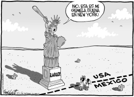 SIENDO REALES SOBRE LA INMIGRACION by Bob Englehart