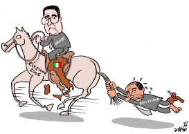 BERLUSCONI IS NOT GIVING UP by Stephane Peray