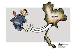 THAKSIN THROWN OUT by Manny Francisco