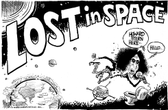 HOWARD STERN LOST IN SPACE by Mike Lane