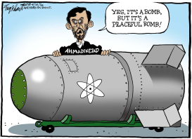 IRAN GOES NUKE by Bob Englehart