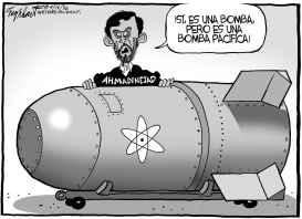 IRAN SE VUELVE NUCLEAR by Bob Englehart