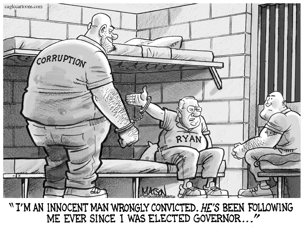  LOCAL IL-EX-GOVERNOR GEORGE RYAN'S FIRST DAY IN JAIL by RJ Matson