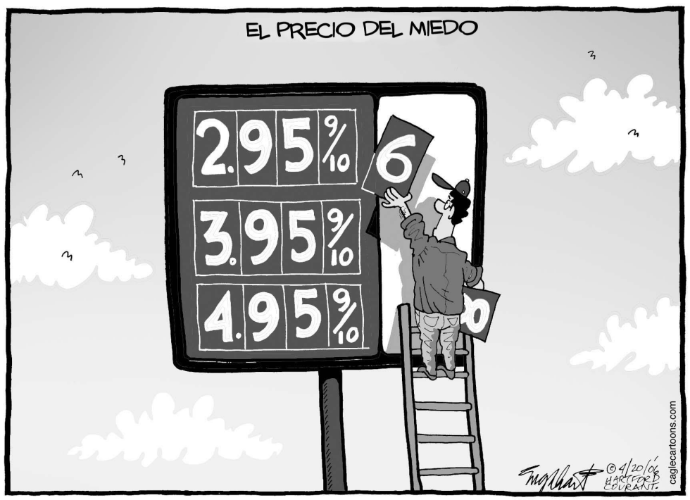  PRECIO DE LA GASOLINA by Bob Englehart