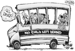 NO CHILD LEFT BEHIND TESTING by John Cole