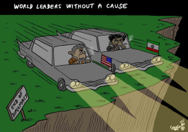 WORLD LEADERS WITHOUT A CAUSE by Stephane Peray