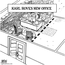 KARL ROVE'S NEW OFFICE by RJ Matson