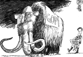 MITT ROMNEY HEALTH CARE by Pat Bagley