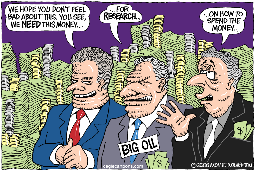  BIG OIL PROFITS by Wolverton