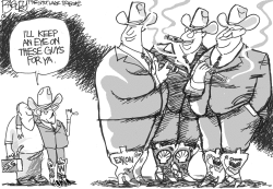 BUSH AND BIG OIL by Pat Bagley