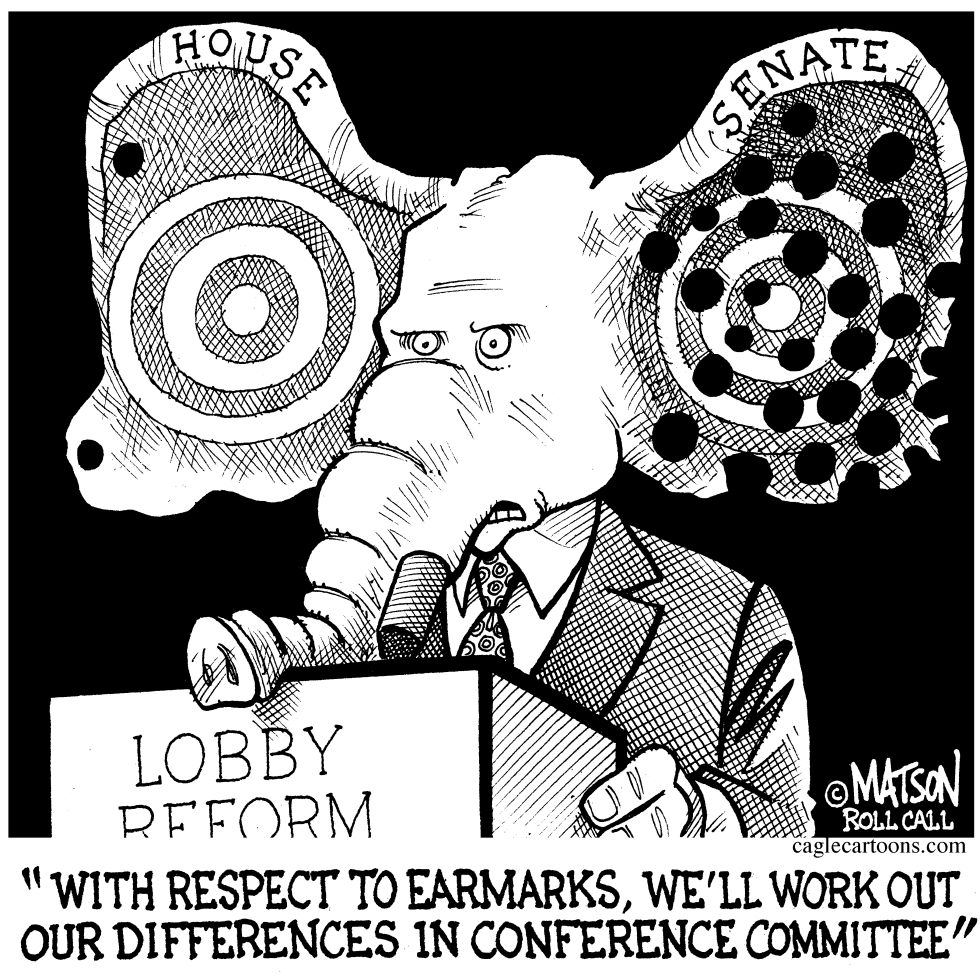  HOUSE MISSES MARK ON EARMARKS by RJ Matson