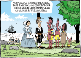 ILLEGAL IMMIGRANTS by Bob Englehart