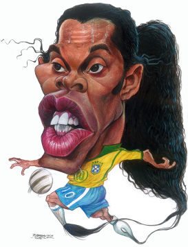 RONALDINHO by Petar Pismestrovic