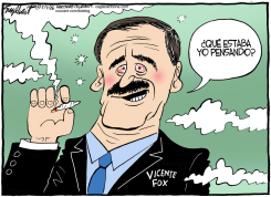 VICENTE FOX  by Bob Englehart