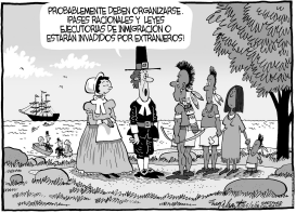 INMIGRANTES ILEGALES by Bob Englehart