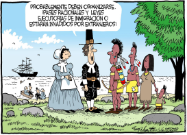 INMIGRANTES ILEGALES  by Bob Englehart