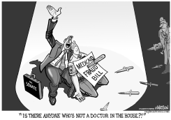 LOCAL MO–MEDICAID FRAUD REFORM BILL ATTACKED BY DOCTORS IN LEGISLATURE-GRAYSCALE by RJ Matson