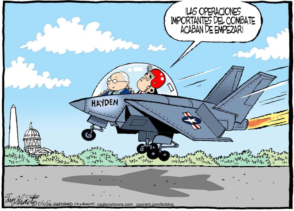  EL GENERAL HAYDEN  by Bob Englehart