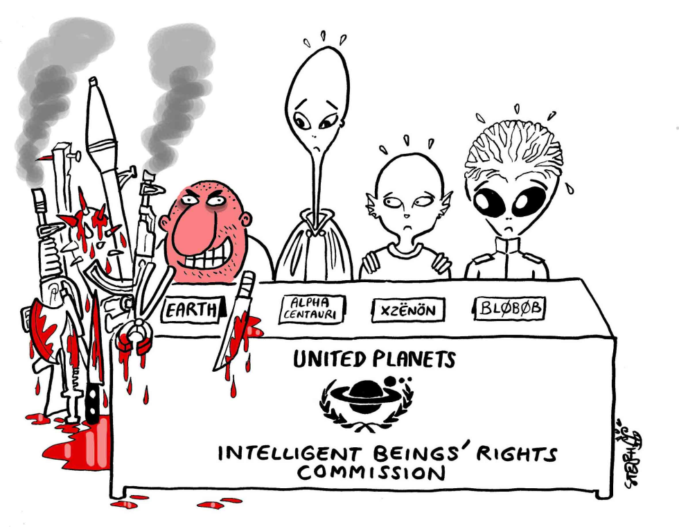  INTELLIGENT BEINGS RIGHTS COMMISSION by Stephane Peray