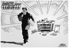 TOM CRUISE'S NEW MISSION IMPOSSIBLE-GRAY by RJ Matson