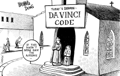 DA VINCI CODE: THE MOVIE by Patrick Chappatte