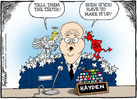 GENERAL HAYDEN by Bob Englehart