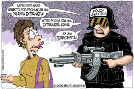 LA POLICIA LINGüISTICA  by Wolverton