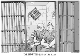 THE SMARTEST GUYS IN THE ROOM-GRAYSCALE by RJ Matson