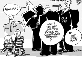 ENRON CROOKS by Pat Bagley