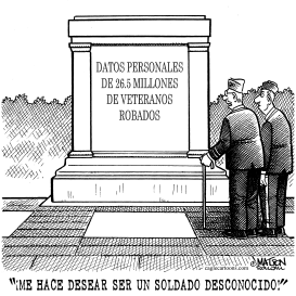 ROBO DE DATOS PERSONALES DE LOS VETERANOS by RJ Matson