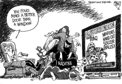 HADITHA BUGS BUSH by Pat Bagley