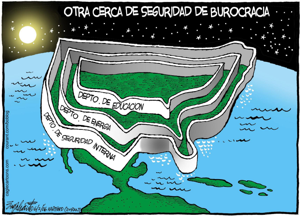  LAS BUROCRACIAS DEBEN MORIR  by Bob Englehart