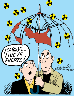 LLUVIA DE PROLIFERACIóN NUCLEAR by Arcadio Esquivel